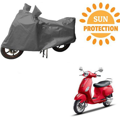 RPSENTTERPR Waterproof Two Wheeler Cover for Piaggio(Vespa VXL, Grey)