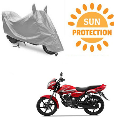 RPSENTTERPR Waterproof Two Wheeler Cover for TVS(Pheonix, Silver)