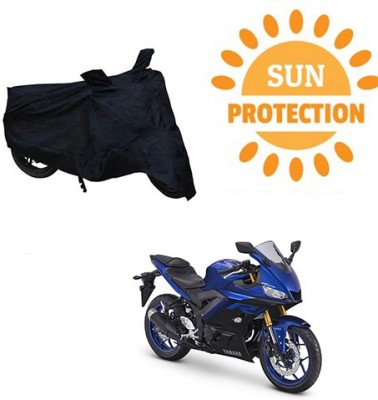 RPSENTTERPR Waterproof Two Wheeler Cover for Yamaha(YZF R25, Black)