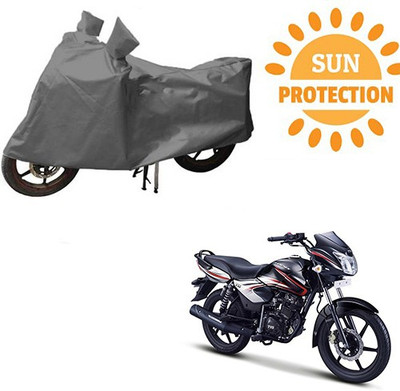 RPSENTTERPR Waterproof Two Wheeler Cover for TVS(Phoenix 125, Grey)