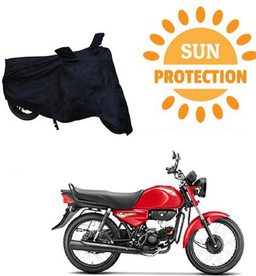 saanvi Waterproof Two Wheeler Cover for Hero(CD Dawn, Black)