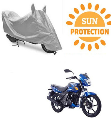 RPSENTTERPR Waterproof Two Wheeler Cover for TVS(Flame SR125, Silver)
