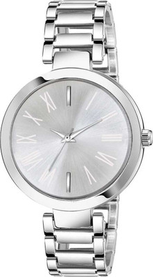 Endeavour TT LADIES SILVER Attractive & stylish Unique designer Quartz Movement SILVER Dial Silver Strap Analog Watch - For Women