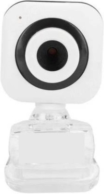 NetLeaks Quantum QHM495B 360 Degree Rotation PC HD Camera, with Built-in Microphone, USB Computer Camera Laptop Desktop Webcams, Drive-Free Streaming Web Camera, for Video Calling,Video Conferencing  Webcam(White)