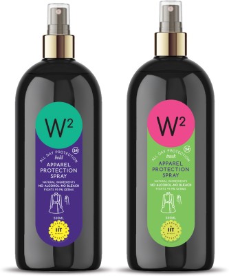 W2 Combo Apparel Protection Spray Bold & Track Pack of 2 (500 Ml + 500Ml)(1000 ml)