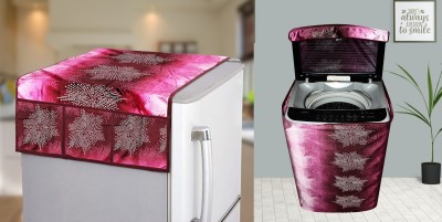 E-Retailer Top Loading Washing Machine  Cover(Width: 58 cm, Pink)