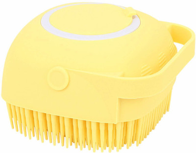 Kwikk Silicon Scrubber and Bathing Brush with Soap Dispenser
