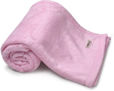 Mi Arcus Solid Single Coral Blanket for  Mild Winter(Polyester, Pink)