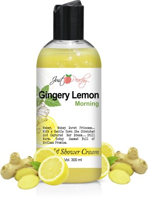 Just Peachy Bath & Shower Cream Sulfate Free Paraben Free Body Wash 300ml (Gingery Lemon Morning)(300 ml)