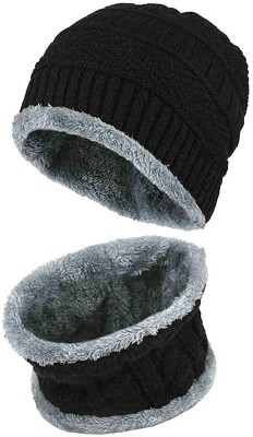 Aadikart Solid Beanie Cap(Pack of 2)