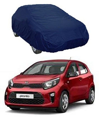 Coverit Car Cover For Kia Picanto (Without Mirror Pockets)(Blue)