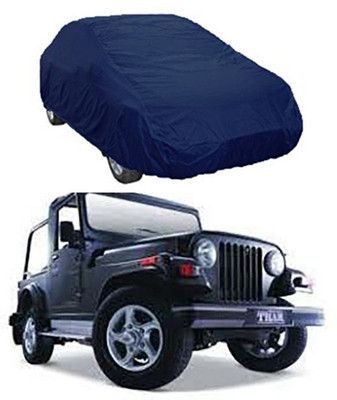 Coverit Car Cover For Mahindra Thar (Without Mirror Pockets)(Blue)