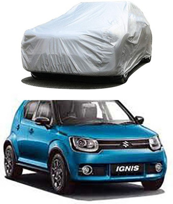 Wadhwa Creations Car Cover For Maruti Suzuki Ignis (Without Mirror Pockets)(Silver)