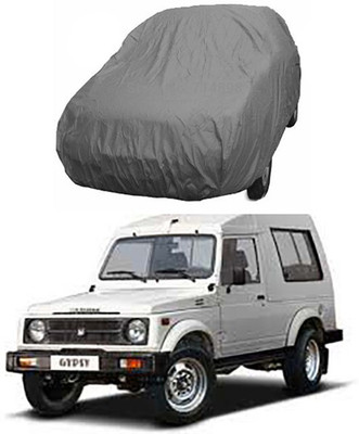Wadhwa Creations Car Cover For Maruti Suzuki Gypsy (Without Mirror Pockets)(Grey)