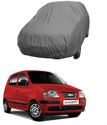 Coverit Car Cover For Hyundai Santro Xing (Without Mirror Pockets)(Grey)