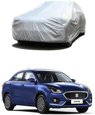 Coverit Car Cover For Maruti Suzuki Swift Dzire (Without Mirror Pockets)(Silver)