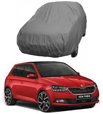 Wadhwa Creations Car Cover For Skoda Fabia (Without Mirror Pockets)(Grey)