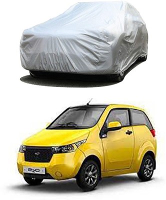 Wild Panther Car Cover For Mahindra Reva (Without Mirror Pockets)(Silver)