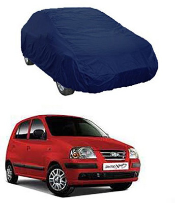 Coverit Car Cover For Hyundai Santro Xing (Without Mirror Pockets)(Blue)