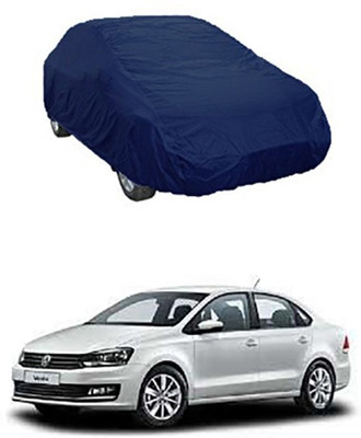 Wadhwa Creations Car Cover For Volkswagen Vento (Without Mirror Pockets)(Blue)