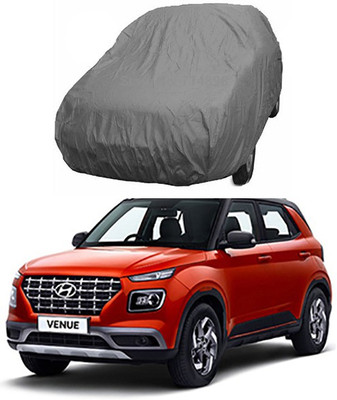 Coverit Car Cover For Hyundai Venue (Without Mirror Pockets)(Grey)