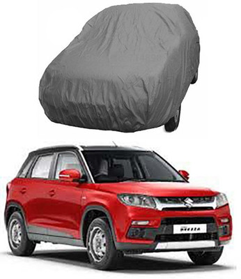 Coverit Car Cover For Maruti Suzuki Vitara Brezza (Without Mirror Pockets)(Grey)