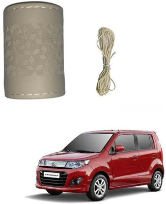 ARNEJA Hand Stiched Steering Cover For Maruti WagonR Stingray(Beige, Leatherite)