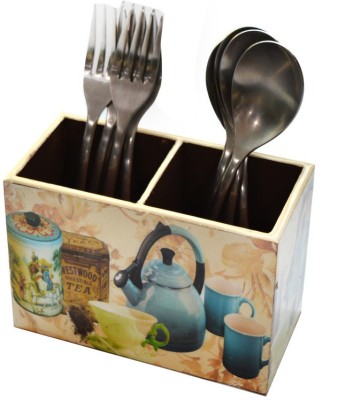 Tranquil Square Empty Cutlery Display Box Case(Multicolor  Holds 45 Pieces)