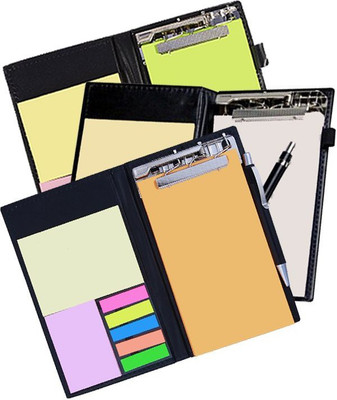 COI Multicolor Memo Notebook Holder for Office and Gifting Purpose(Set of 3) Pocket-size Memo Pad UNRULED 50 Pages(Multicolor, Pack of 3)