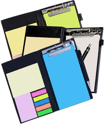 COI Multicolor Memo Notebook Holder for Office and Gifting Purpose(Set of 3) Pocket-size Memo Pad UNRULED 50 Pages(Multicolor, Pack of 3)