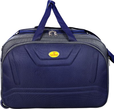 SD Star Light Weight Contrast Color Duffle Bags with wheels Duffel With Wheels (Strolley)