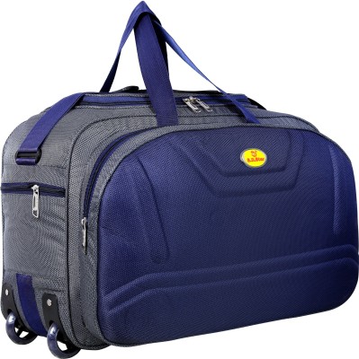 StarSD Light Weight Contrast Color Duffle Bags with wheels Duffel With Wheels (Strolley)