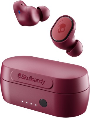 Skullcandy Sesh Evo Bluetooth Headset(Red, True Wireless)