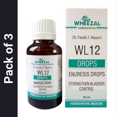 WHEEZAL WL- 12 Enuresis Drops(3 x 30)