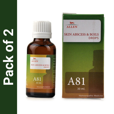 ALLEN A81 Skin Abscess And Boils Drops(2 x 30)