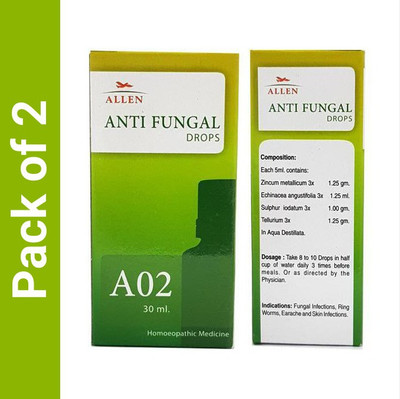 ALLEN A02 Anti Fungal Drops(2 x 30)