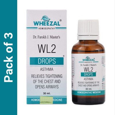 WHEEZAL WL- 2 Asthma Drops(3 x 30)