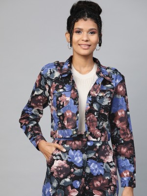 SASSAFRAS Full Sleeve Printed Women Jacket