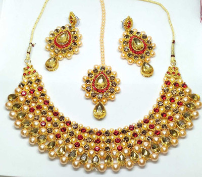 TWOLOVER Alloy Gold-plated Multicolor Jewellery Set(Pack of 1)