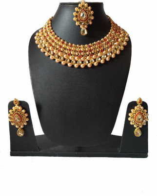 TWOLOVER Brass Gold-plated Gold Jewellery Set(Pack of 1)