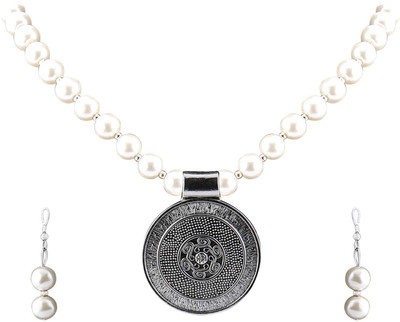 Shreenathji Jewellers Alloy White Jewellery Set(Pack of 1)