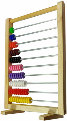 Synlark Wooden Abacus Counting Frame for Kids Increases Concentration and Calculations(Multicolor)