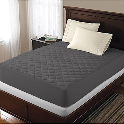 AVI Fitted King Size Waterproof Mattress Cover(Grey)