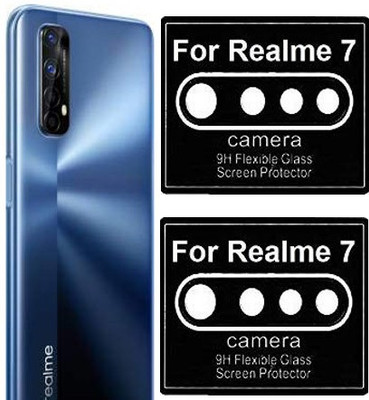 DAFFIN Back Camera Lens Glass Protector for Realme 7(Pack of: 2)