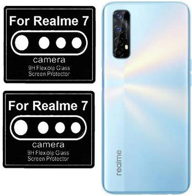 DAFFIN Back Camera Lens Glass Protector for Realme 7(Pack of: 2)