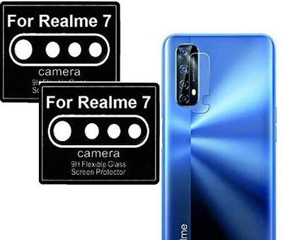 DAFFIN Back Camera Lens Glass Protector for Realme 7(Pack of: 2)