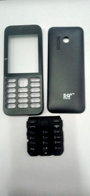 HS Enterprises NOKIA 215 Front & Back Panel(BLACK)