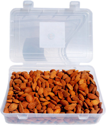 vale of kashmir Kashmiri Mamra Badam Giri In Self Lock Box, Mamra Almonds Kashmiri Desi Almonds(1 x 500 g)