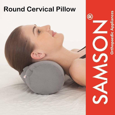 SAMSON Foam Bolster Pack of 1 Solid Orthopaedic(White)