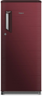 Whirlpool 185 L Direct Cool Single Door 2 Star Refrigerator(Wine, 200 IMPC PRM 2S Wine Chromium Steel (71601))